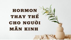 HORMON THAY THẾ CHO NGƯỜI MÃN KINH