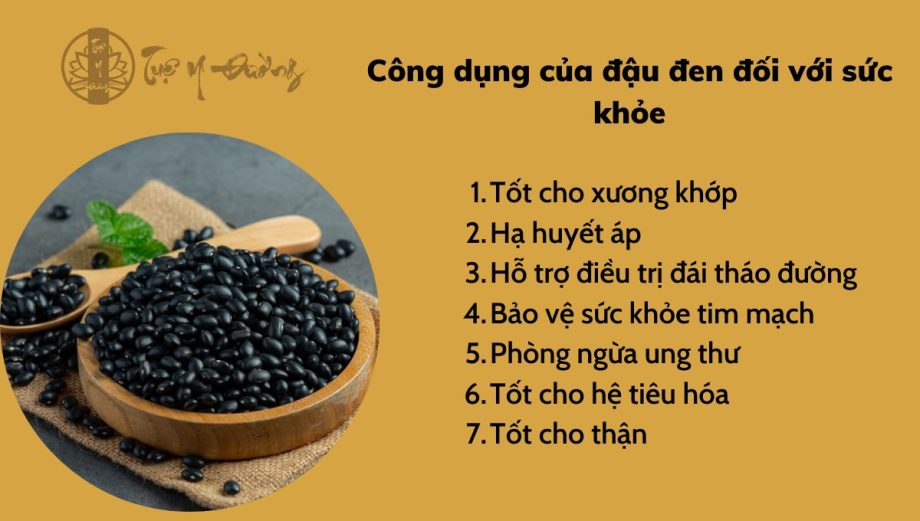 Công dụng của đậu đen đối với sức khỏe