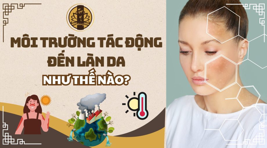 Làn da dưới tác động của môi trường như thế nào?