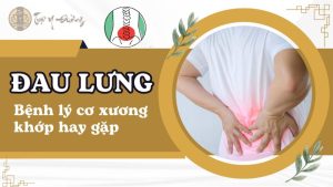 Đau lưng, bệnh lý cơ xương khớp thường gặp