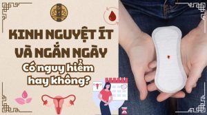 Kinh nguyệt ít và ngắn ngày có nguy hiểm không?