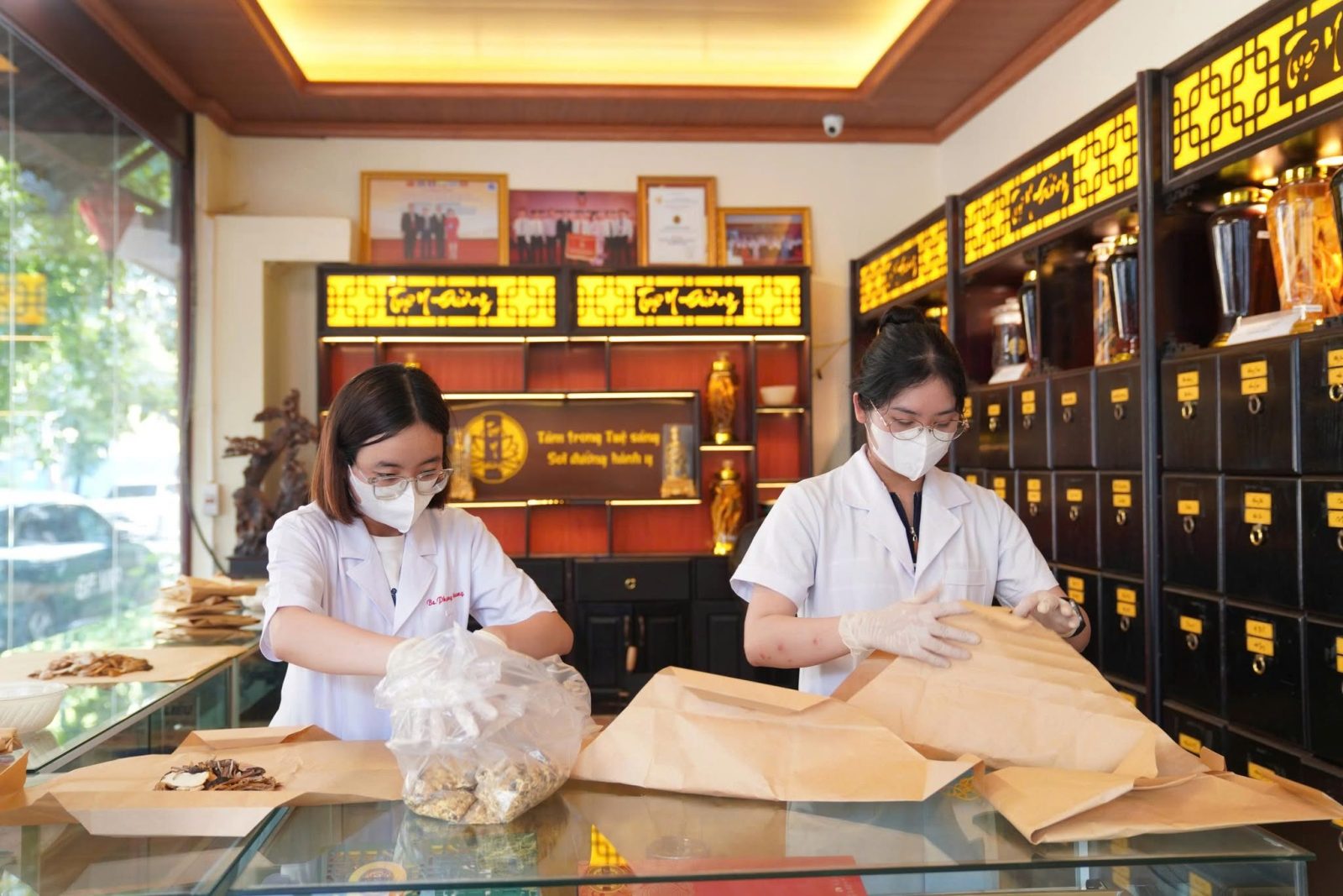 Không gian phòng thuốc của phòng khám Tuệ Y Đường